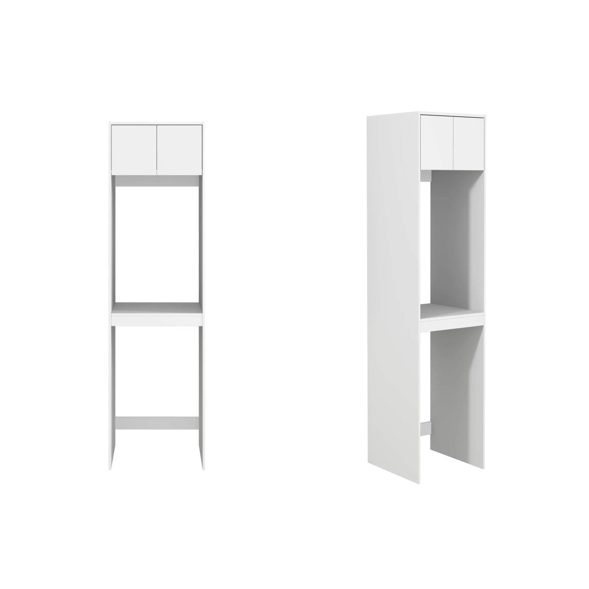 Hampshire White Laundry Cabinet Set 1715x600x2100 (Set C)