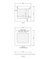 Hampshire Black Base Cabinet Laundry (650mm)