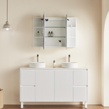 Olivia Front-Lit LED Shaving Cabinet 900/1200/1500mm Matte White/Black