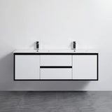PETRA Wall Hung Vanity 1500mm (Single/ Double Bowls)