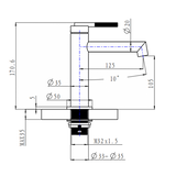 Caddence Basin Mixer