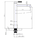 Caddence Tall Basin Mixer
