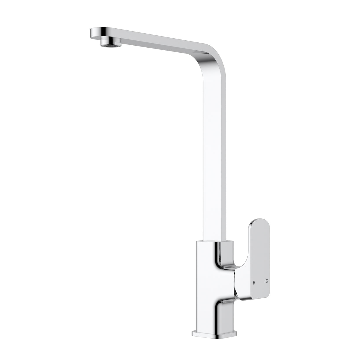 Eden Round Cornered Rectangle Handle Sink Mixer Lead Free