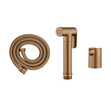 Round Toilet Bidet Spray Kit With Stainless Steel Hose