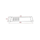 Esperia Towel Shelf Bar 400mm