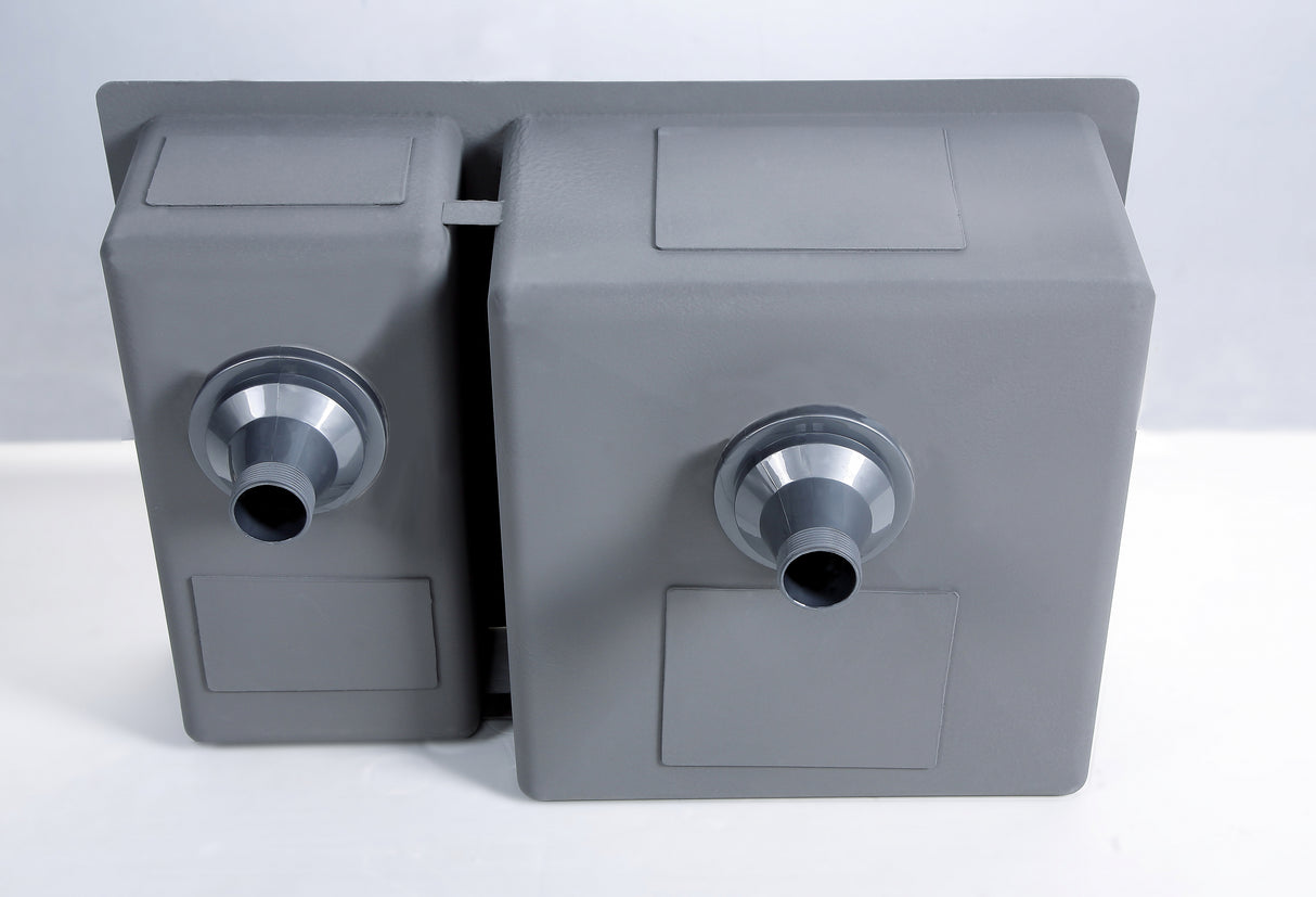 POS Double Bowl Handmade Stainless Steel Sink 660x450x200mm
