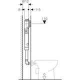 Berlin99 Wall-Faced Floor Pan Toilet (Matte White)