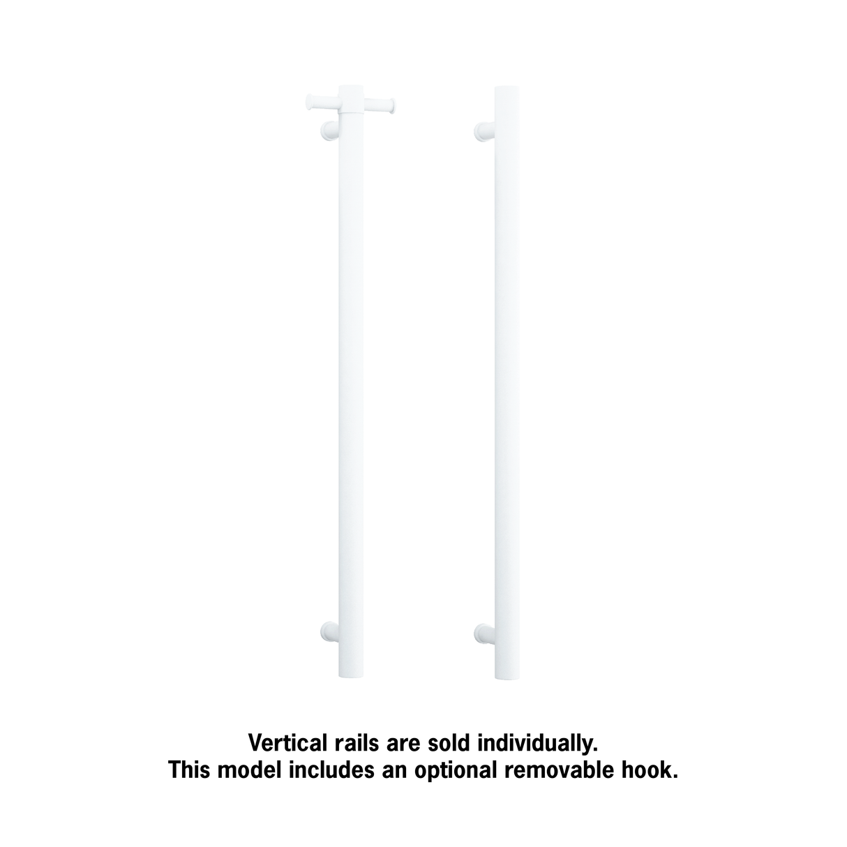 Thermorail Straight/Round 240Volt Vertical Bar 900x142x100mm 22Watts