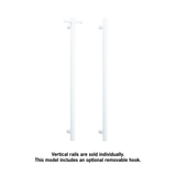 Thermorail Straight/Round 240Volt Vertical Bar 900x142x100mm 22Watts
