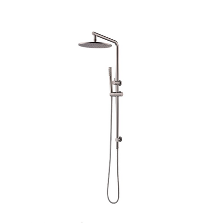 10'' Round Shower Station Top Water Inlet - Brushed Nickel