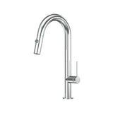Argia Pull Out Kitchen Mixer with Curve Spout