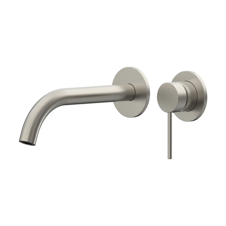 Argia Wall Basin/Bath Mixer Set 220 Curved Spout Lead Free