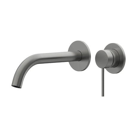 Argia Wall Basin/Bath Mixer Set 220 Curved Spout Lead Free