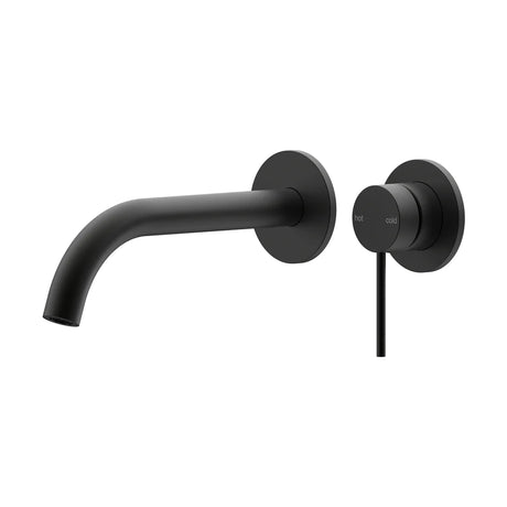 Argia Wall Basin/Bath Mixer Set 220 Curved Spout Lead Free
