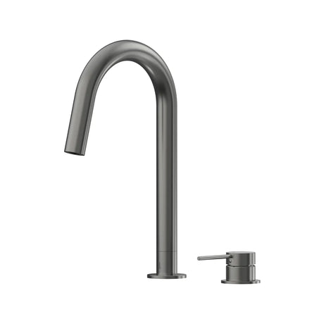 Argia Hob Sink Mixer Set 200 Curved Spout Lead Free