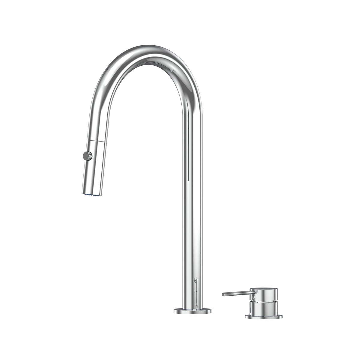 Argia Hob Pull Out Spray Sink Mixer Set 200 Curved Spout Lead Free