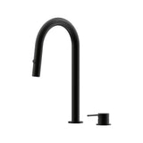 Argia Hob Pull Out Spray Sink Mixer Set 200 Curved Spout Lead Free