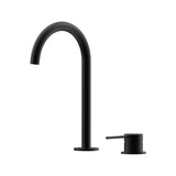 Argia Hob Basin Mixer Set 175 Curved Spout Lead Free