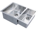 POS Double Bowl Handmade Stainless Steel Sink 660x450x200mm