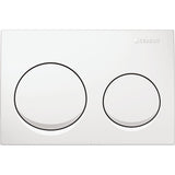 Mercio Geberit Alpha25 Round Flush Plate – White Alpine