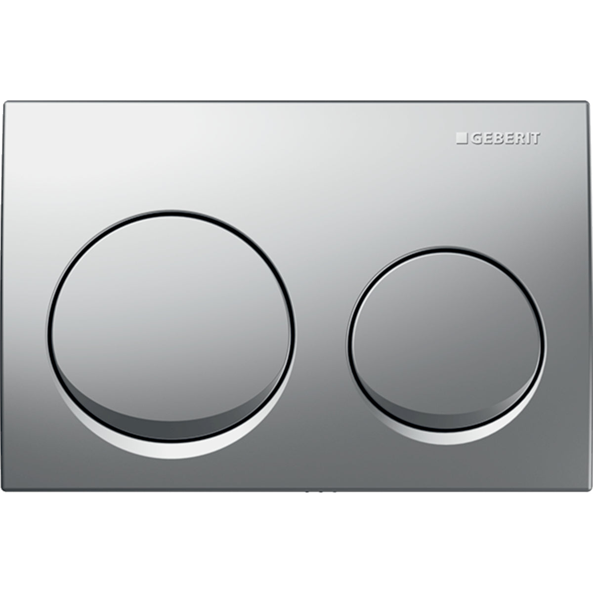 Mercio Geberit Alpha25 Round Flush Plate – Matte Chrome