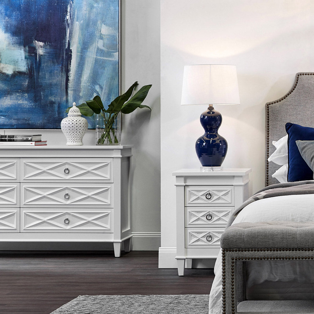 Bronte Table Lamp - Blue