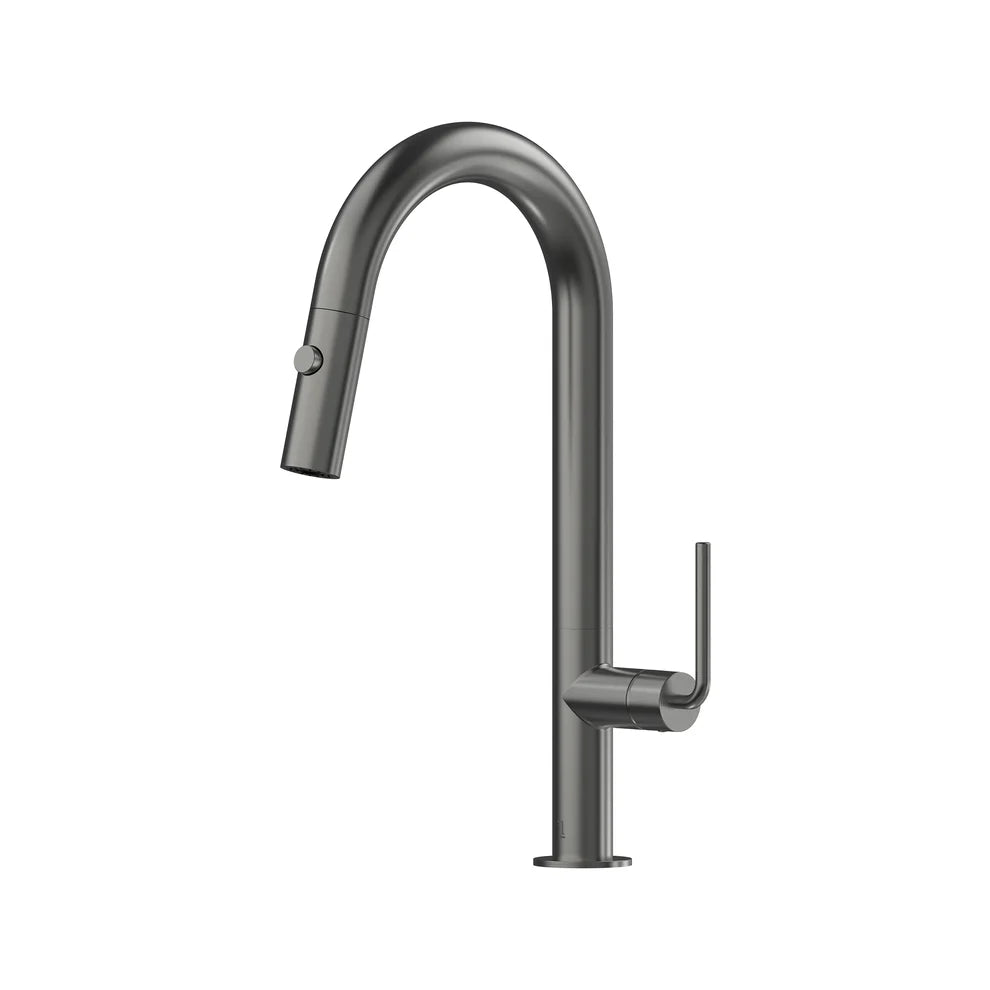 Meira Pull Out Spray Sink Mixer 200 Curved Spout Lead Free