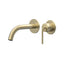 Meira Wall Basin/Bath Mixer Set 180 Curved Spout Lead Free