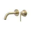 Meira Wall Basin/Bath Mixer Set 180 Curved Spout Lead Free