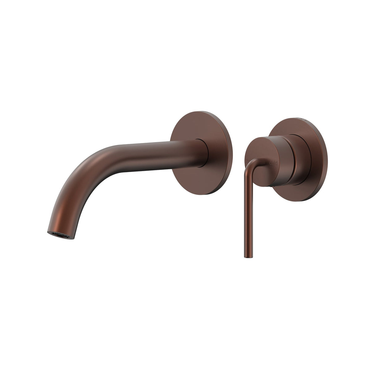 Meira Wall Basin/Bath Mixer Set 180 Curved Spout Lead Free