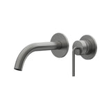 Meira Wall Basin/Bath Mixer Set 180 Curved Spout Lead Free