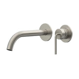 Meira Wall Basin/Bath Mixer Set 220 Curved Spout Lead Free