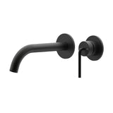 Meira Wall Basin/Bath Mixer Set 220 Curved Spout Lead Free