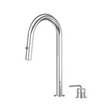 Meira Hob Pull Out Spray Sink Mixer Set 200 Curved Spout Lead Free