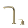 Meira Hob Basin Mixer Set 175 Right Angle Spout Brushed Gold Lead Free