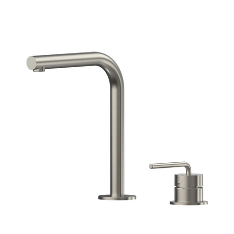 Meira Hob Basin Mixer Set 175 Right Angle Spout Brushed Gold Lead Free