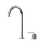 Meira Hob Basin Mixer Set 175 Curved Spout Brushed Gold Lead Free