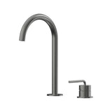 Meira Hob Basin Mixer Set 175 Curved Spout Brushed Gold Lead Free