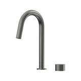 Cahya Hob Progressive Sink Mixer Set 200 Curved Spout Brushed Gold Lead Free