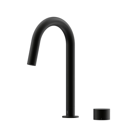 Cahya Hob Progressive Sink Mixer Set 200 Curved Spout Brushed Gold Lead Free