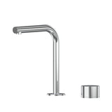Cahya Hob Progressive Basin Mixer Set 175 Right Angle Spout Brushed Gold Lead Free