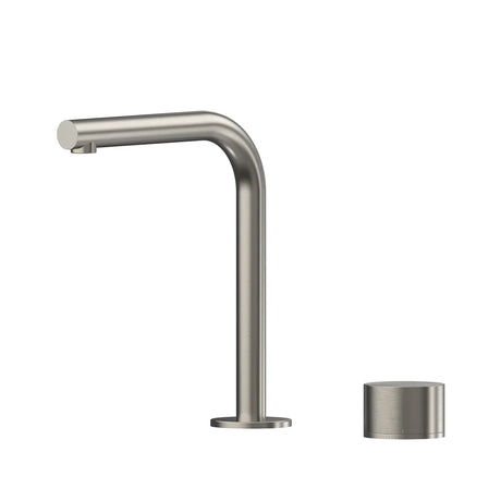 Cahya Hob Progressive Basin Mixer Set 175 Right Angle Spout Brushed Gold Lead Free