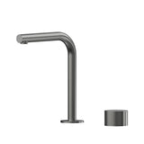 Cahya Hob Progressive Basin Mixer Set 175 Right Angle Spout Brushed Gold Lead Free