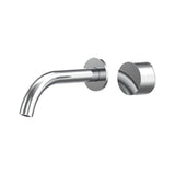 Cahya Wall Basin/Bath Progressive Mixer Set 180 Curved Spout Lead Free