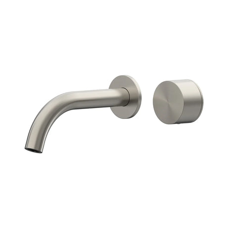 Cahya Wall Basin/Bath Progressive Mixer Set 180 Curved Spout Lead Free