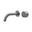 Cahya Wall Basin/Bath Progressive Mixer Set 180 Curved Spout Lead Free