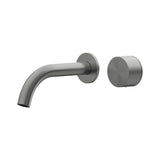 Cahya Wall Basin/Bath Progressive Mixer Set 180 Curved Spout Lead Free