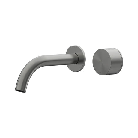 Cahya Wall Basin/Bath Progressive Mixer Set 180 Curved Spout Lead Free