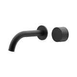 Cahya Wall Basin/Bath Progressive Mixer Set 180 Curved Spout Lead Free