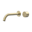 Cahya Wall Basin/Bath Progressive Mixer Set 220 Curved Spout Lead Free